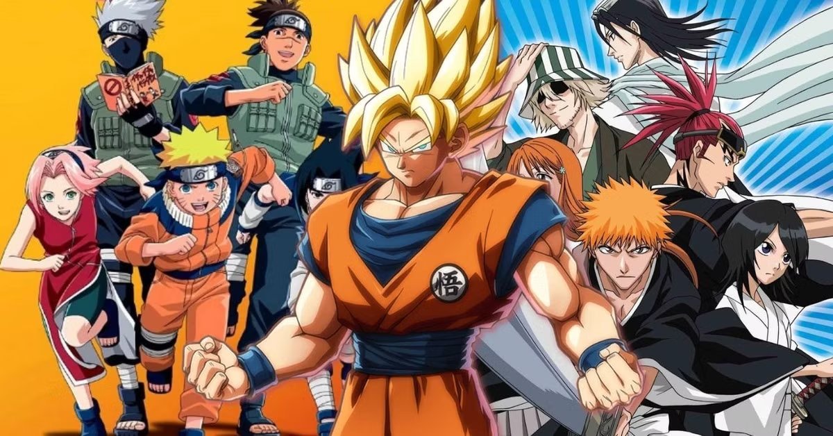 A lineup of beloved manga and anime characters, representing the full range of series on MangaBuddy